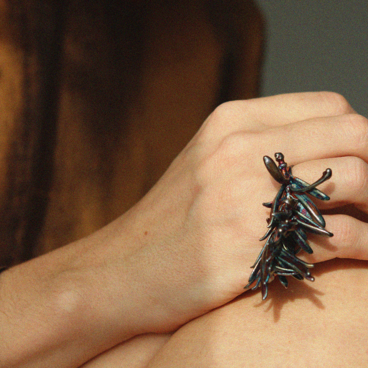 Кольцо в серебре Love Alchemy, Тис, фото 4